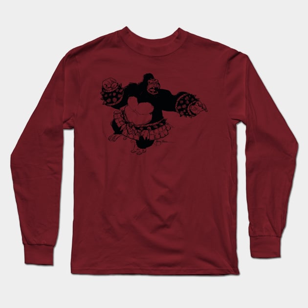 Conga (Black) Long Sleeve T-Shirt by MTadena81